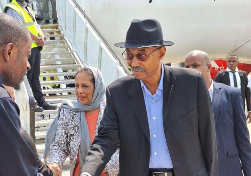 H. E. Dr. Amani Abeid Karume, Former President of Zanzibar, arrived in Maputo, Mozambique, today to commence his duties as the Head of Mission (HoM) of the SADC Electoral Observation Mission